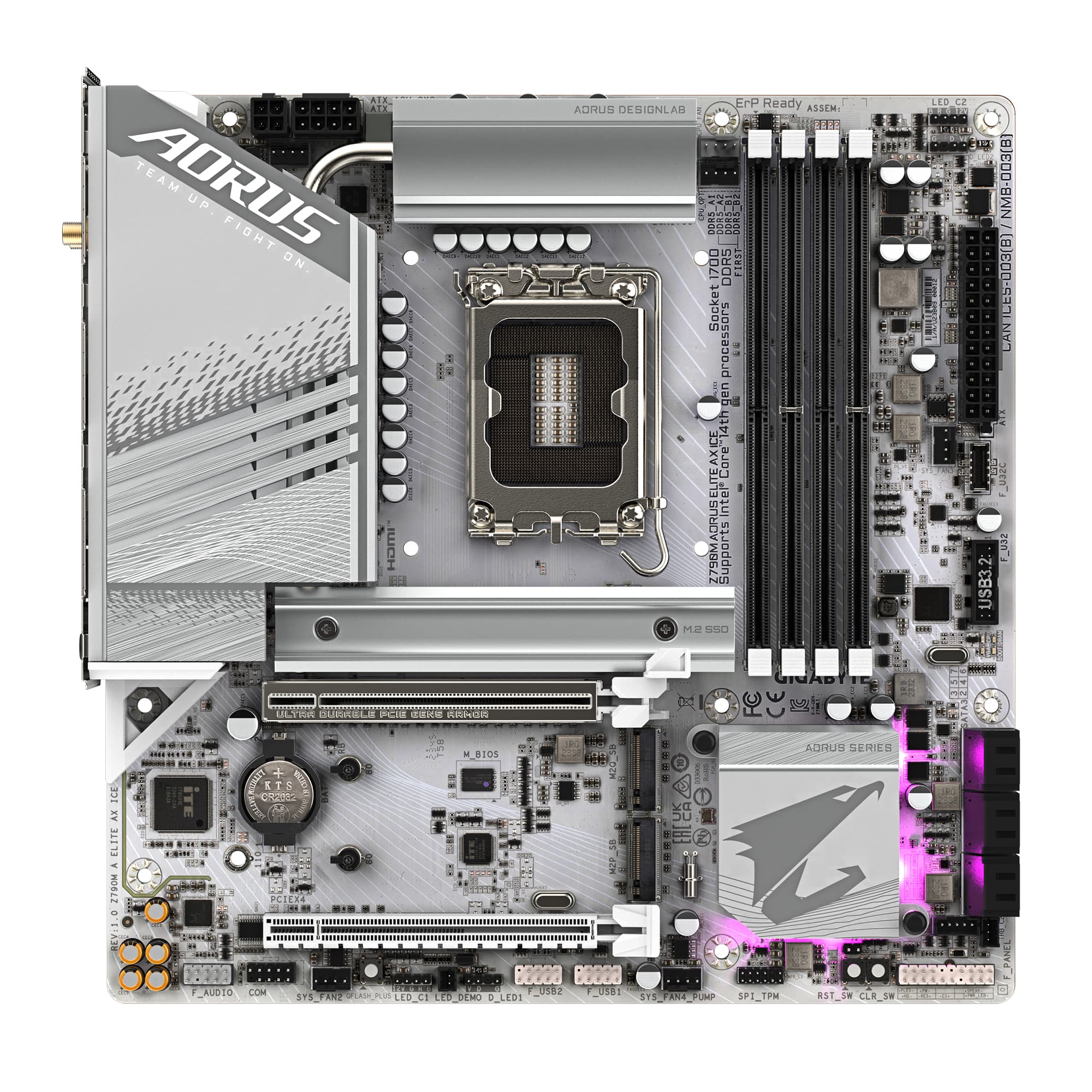 Gigabyte Z790M Aorus Elite AX ICE