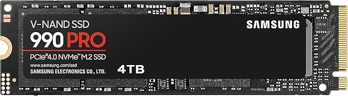 سامسونج SSD 990 برو 4 تيرابايت، منفذ الملحقات الإضافية السريع 4.0 M.2 2280